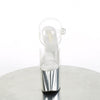 ENCHANT-708 Plateau Sandaletten - Transparent Silber Plateau von Pleaser – Ansicht 2