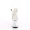 ENCHANT-708HTSandalette Plateauschuhe Holographic Transparent von Pleaser – Ansicht 2