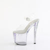 ENCHANT-708RS-02 Sandalette Plateauschuhe Transparent | Pleaser