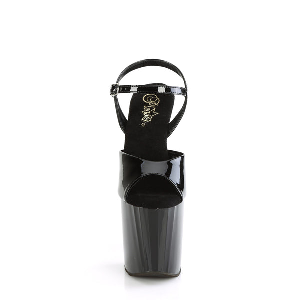 ENCHANT-709 Plateau Sandaletten - Schwarz Lack von Pleaser – Ansicht 2