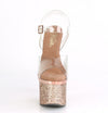 ESTEEM-708CHLG Plateau Sandaletten Rose Gold von Pleaser – Ansicht 2