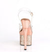 ESTEEM-708CHLG Plateau Sandaletten Rose Gold von Pleaser – Ansicht 4