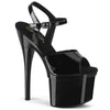 ESTEEM-709 Plateau Sandaletten Lack Schwarz von Pleaser