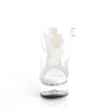 EXCITE-608 Plateau Sandaletten - Transparent von Pleaser – Ansicht 2
