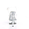 EXCITE-608 Plateau Sandaletten - Transparent von Pleaser – Ansicht 4