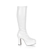 EXOTICA-2000 Plateau Stiefel - Weiß von Funtasma