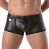 Schwarze Fetish swim-Boxershorts von TOF Paris