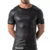 Schwarzes Fetish-T-Shirt von TOF Paris