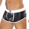 Boxershorts Herren mit hinten offen und FrontBeutel, Schwarz-Weiß | TOF Paris