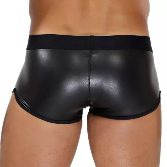 Boxershort, nahtlos & elastisch mit betonter Fronttasche, Schwarz | TOF Paris