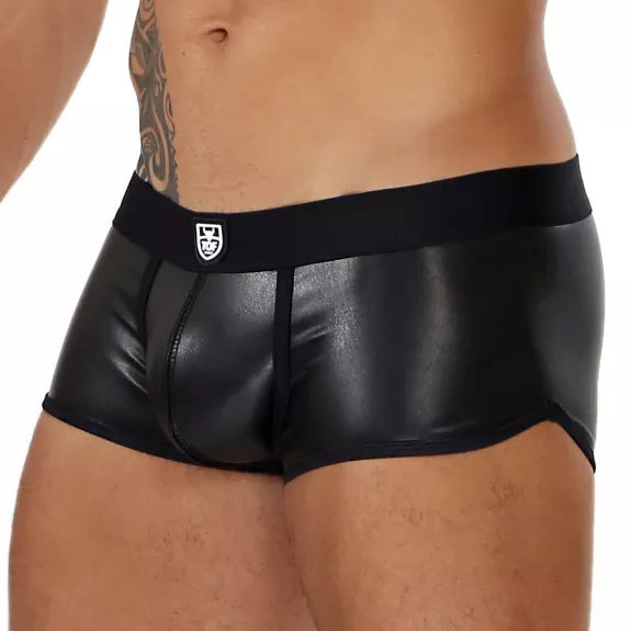 Boxershort, nahtlos & elastisch mit betonter Fronttasche, Schwarz | TOF Paris