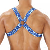 Herren Harness Blau-Camouflage - Komfortabel & Stylisch | TOF Paris