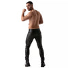 Schwarze Fetish zip-Hose von TOF Paris – Ansicht 5