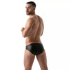 Mini Brief Slip, Schwarz - Sexy Low Waist mit Komfort & Logo-Detail | TOF Paris