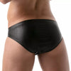 Mini Brief Slip, Schwarz - Sexy Low Waist mit Komfort & Logo-Detail | TOF Paris
