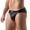Mini Brief Slip, Schwarz - Sexy Low Waist mit Komfort & Logo-Detail | TOF Paris