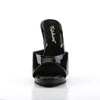 FLAIR-401-2 Pantoletten Lack Schwarz von Fabulicious – Ansicht 2