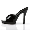 FLAIR-401-2 Pantoletten Lack Schwarz von Fabulicious – Ansicht 3