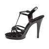 FLAIR-420 Sandaletten Lack Schwarz von Fabulicious – Ansicht 3