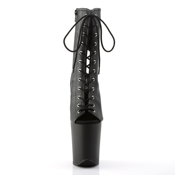 FLAMINGO-1016 Plateau Stiefeletten Schwarz von Pleaser – Ansicht 2