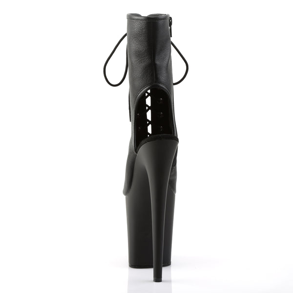FLAMINGO-1016 Plateau Stiefeletten Schwarz von Pleaser – Ansicht 4