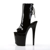FLAMINGO-1018 Plateau Stiefeletten Schwarz Lack von Pleaser – Ansicht 3