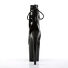 FLAMINGO-1018 Plateau Stiefeletten Schwarz Lack von Pleaser – Ansicht 4