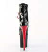 FLAMINGO-1020 Plateau Stiefeletten Schwarz von Pleaser – Ansicht 4