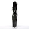FLAMINGO-1020 Plateau Stiefeletten Lack Schwarz von Pleaser – Ansicht 4