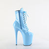 FLAMINGO-1020 Plateau Stiefeletten Hellblau Lack von Pleaser – Ansicht 5