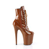 FLAMINGO-1020 Plateau Stiefel - Braun Lack von Pleaser – Ansicht 5