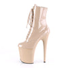 FLAMINGO-1020 Plateau Stiefeletten Nude von Pleaser – Ansicht 3
