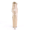 FLAMINGO-1020 Plateau Stiefeletten Nude von Pleaser – Ansicht 4