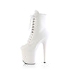 FLAMINGO-1020 Plateau Stiefeletten Weiss Matt von Pleaser – Ansicht 3