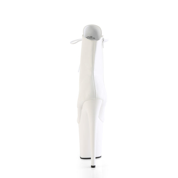 FLAMINGO-1020 Plateau Stiefeletten Weiss Matt von Pleaser – Ansicht 4