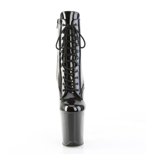 FLAMINGO-1020BLG Plateau Stiefeletten Schwarz von Pleaser – Ansicht 2
