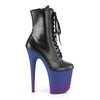 FLAMINGO-1020BP Plateau Stiefeletten Blau/Lila von Pleaser – Ansicht 5