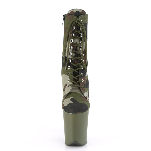 FLAMINGO-1020CAMO Plateau Stiefeletten Camouflage von Pleaser – Ansicht 2