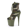 FLAMINGO-1020CAMO Plateau Stiefeletten Camouflage von Pleaser – Ansicht 3