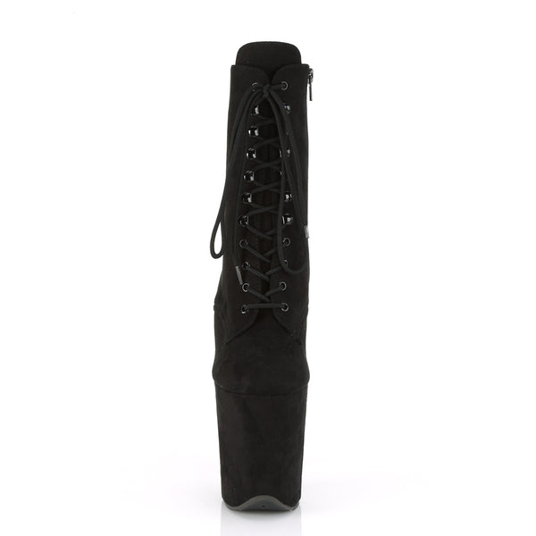 FLAMINGO-1020FS Plateau Stiefeletten Schwarz von Pleaser – Ansicht 2