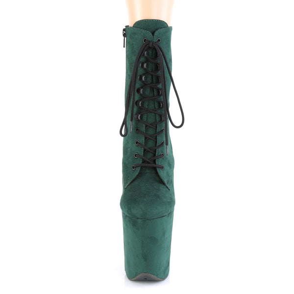 FLAMINGO-1020FS Plateau Stiefeletten - Grün von Pleaser – Ansicht 2