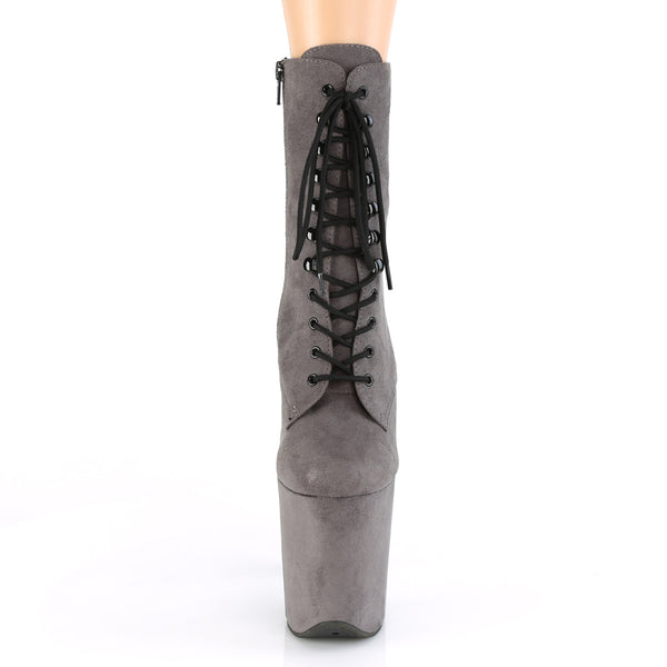 FLAMINGO-1020FS Plateau Stiefeletten - Grau von Pleaser – Ansicht 2