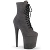 FLAMINGO-1020FS Plateau Stiefeletten - Grau von Pleaser