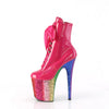 FLAMINGO-1020HG Plateau Stiefeletten - Pink Mehrfarbig von Pleaser – Ansicht 3