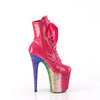 FLAMINGO-1020HG Plateau Stiefeletten - Pink Mehrfarbig von Pleaser – Ansicht 5