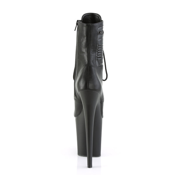 FLAMINGO-1020PK Plateau Stiefeletten - Schwarz von Pleaser – Ansicht 4