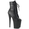 FLAMINGO-1020PK Plateau Stiefeletten - Schwarz von Pleaser