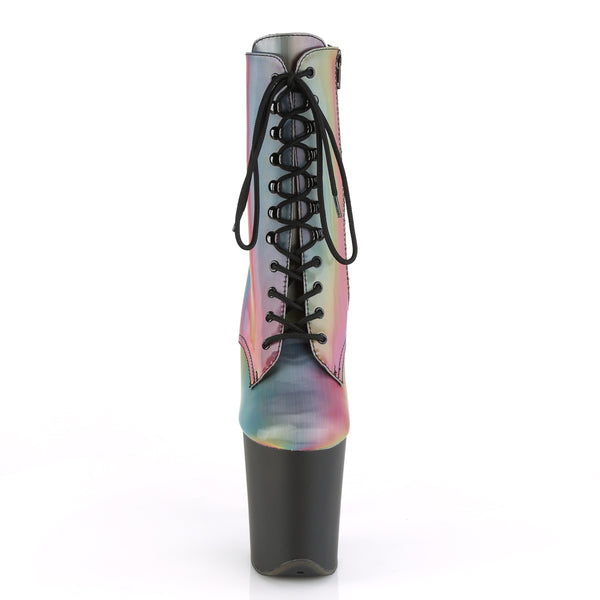FLAMINGO-1020REFL Plateau Stiefeletten Mehrfarbig von Pleaser – Ansicht 2