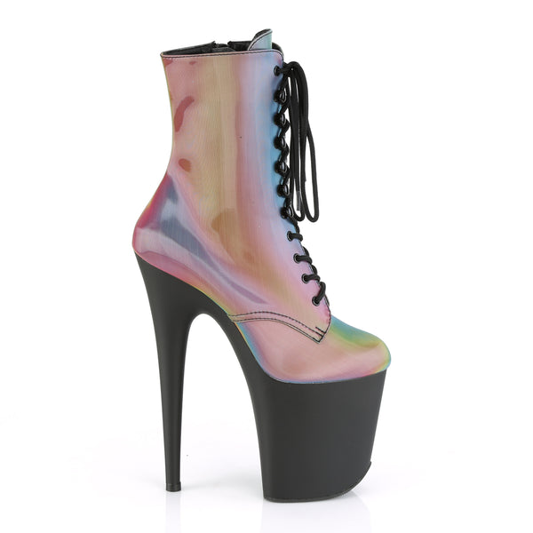 FLAMINGO-1020REFL Plateau Stiefeletten Mehrfarbig von Pleaser – Ansicht 5