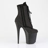 FLAMINGO-1020RM Plateau Stiefeletten schwarz | Pleaser